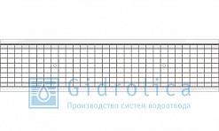 Решётка водоприёмная Gidrolica®Standart РВ-20.24.100 ячеистая стальная оцинкованная, кл. В125