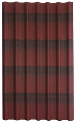 Черепица Ондулин красный 1,95×0,95 м